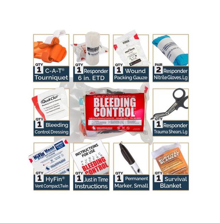 Public Access Bleeding Control Kits | Medline