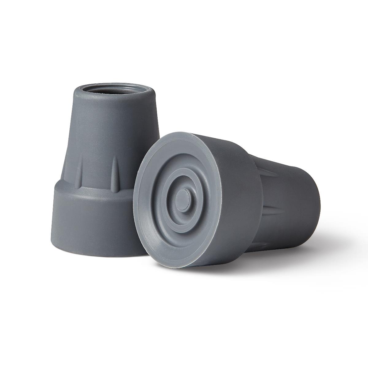 Crutch Tip 7/8\" Sky Med 4CT Heavy Duty Gray Rubber Replacement...