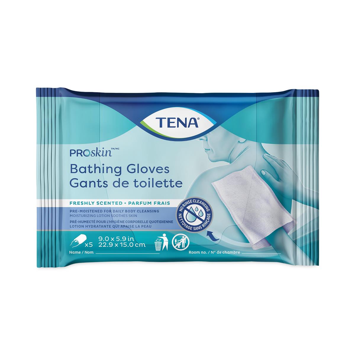 TENA ProSkin Bathing Gloves | Medline