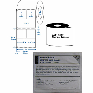 Centurion Thermal Transfer Label and Printer Ribbon Kits | Medline