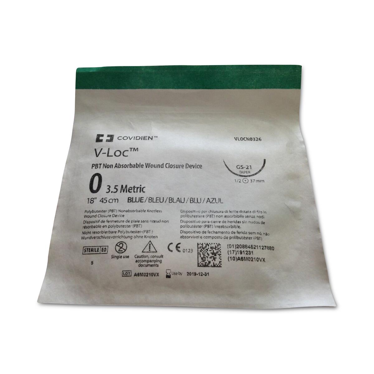 Ｕ・Vｌｏｃ　2袋 V-Loc PBT Nonabsorbable Wound Closure Devices | Medline