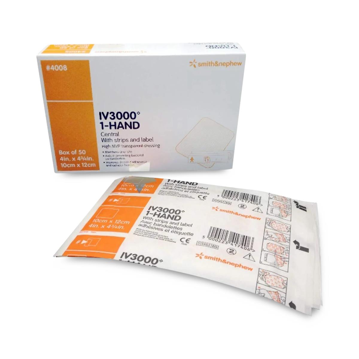 IV3000 1-Hand Moisture Responsive Cannula Fixation Dressing | Medline