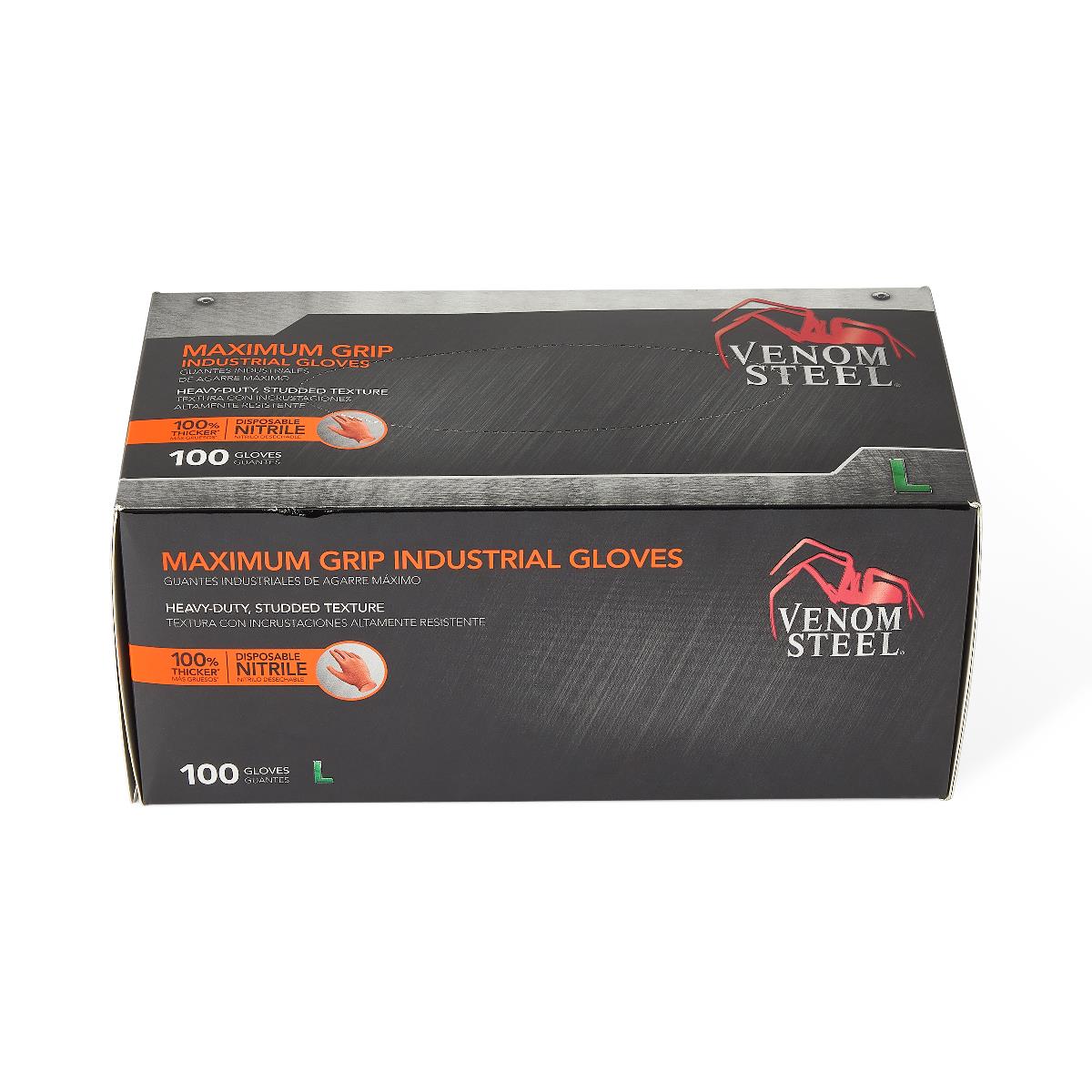 VEN6183H | Venom Steel Disposable Two-Layer Nitrile Gloves