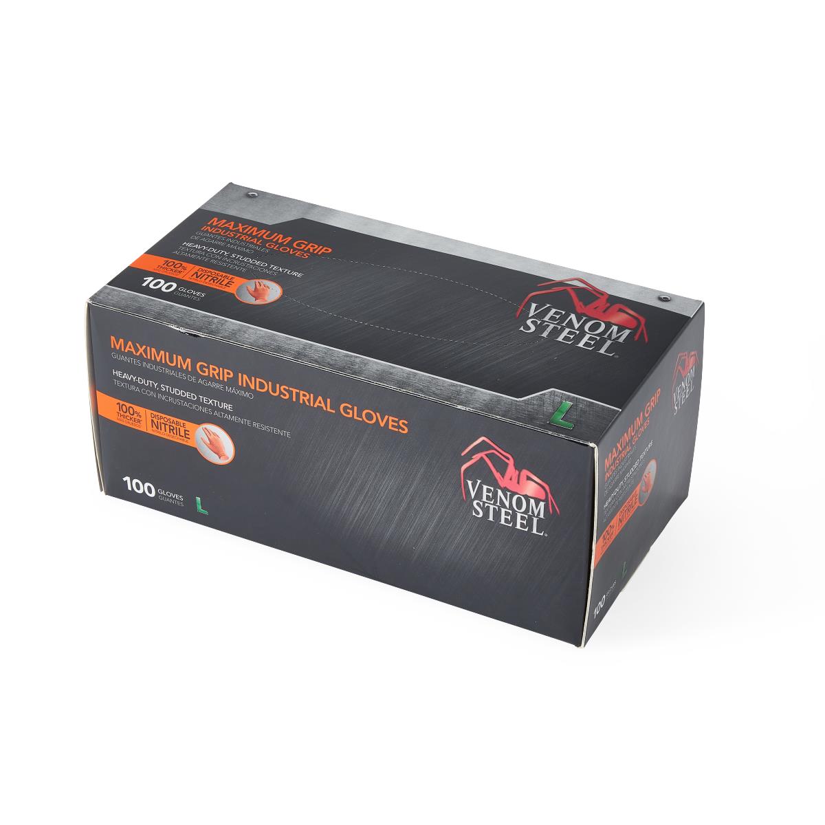 VEN6183H | Venom Steel Disposable Two-Layer Nitrile Gloves