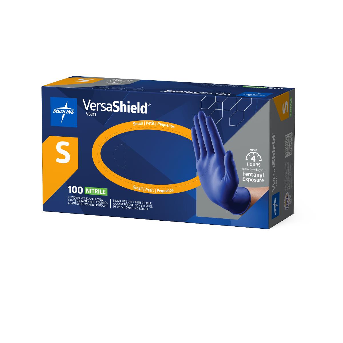 VersaShield Powder-Free Nitrile Exam Gloves | Medline