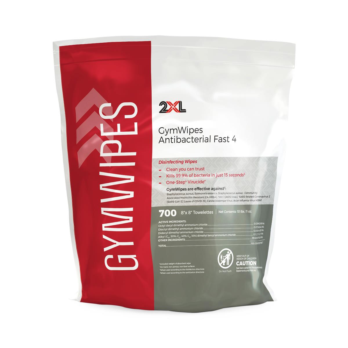 XLC2XL101 | GymWipes Antibacterial Wipes