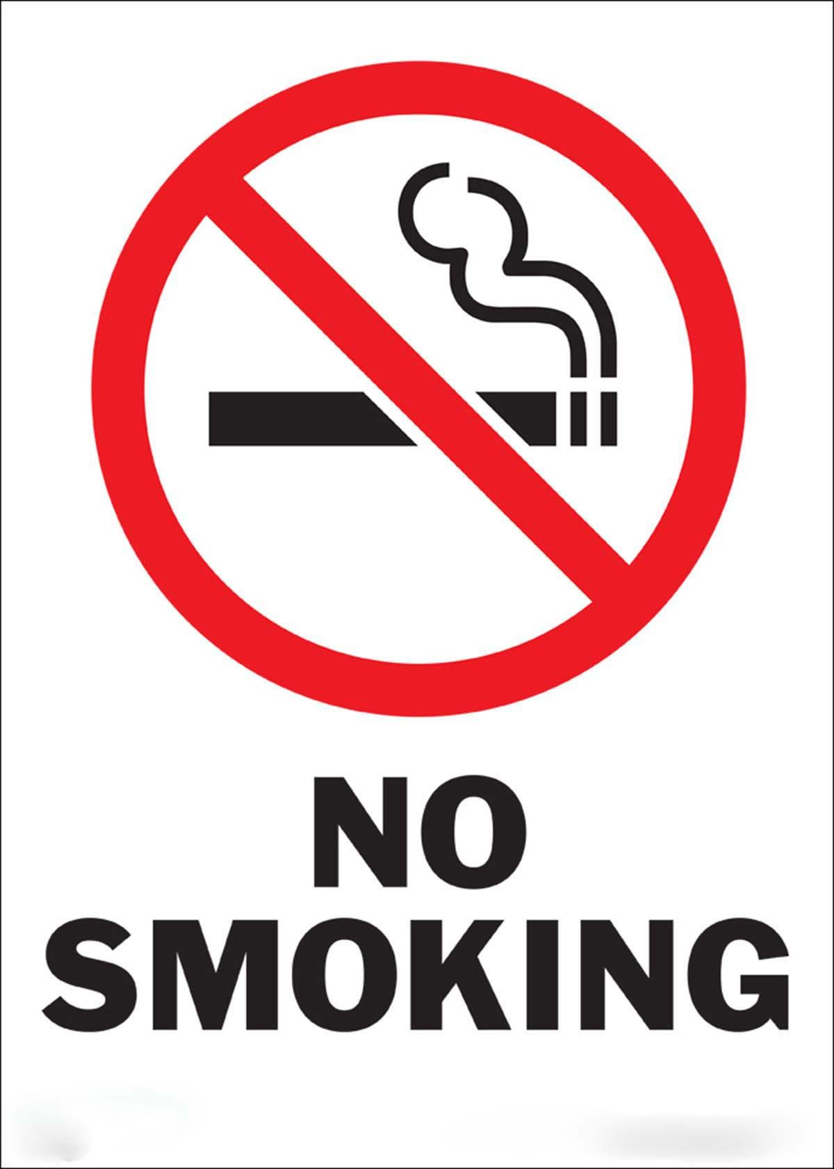 No smoking ステンドグラス No Smoking Door Sign – 3