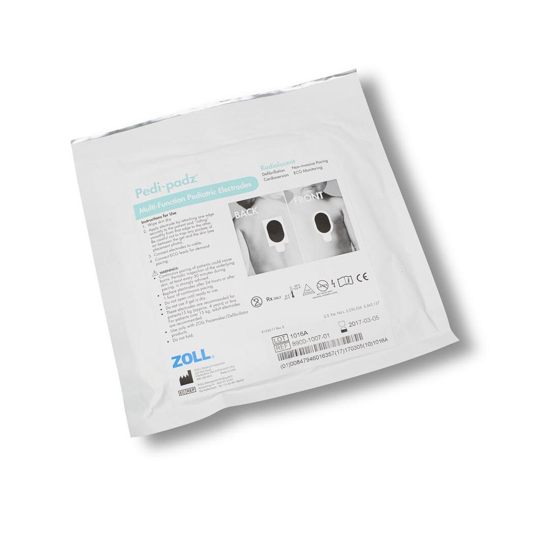 Zoll Pedi-Padz Radiolucent Solid Gel Electrodes | Medline