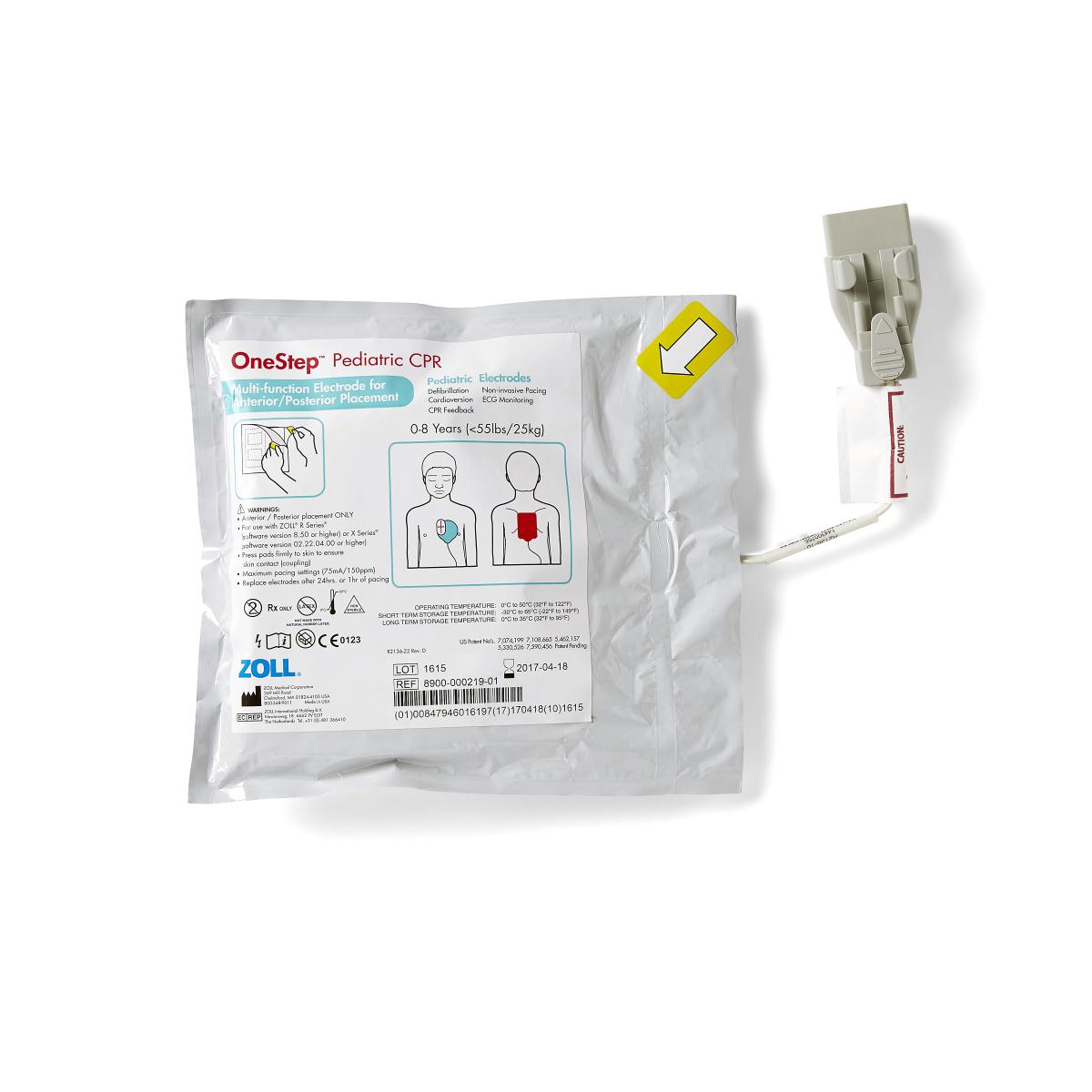 エメソープ1リットル　2本セット OneStep Pediatric CPR Electrodes | Medline
