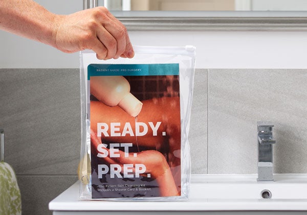ERASE SSI Surgical Site Infection Solution Ready. Set. Prep.