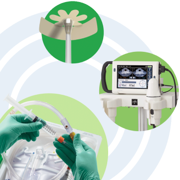 Grouping of urological products that includes male external catheter, bladder scanner and indwelling urinary catheter Grouping of urological products that includes male external catheter, bladder scanner and indwelling urinary catheter