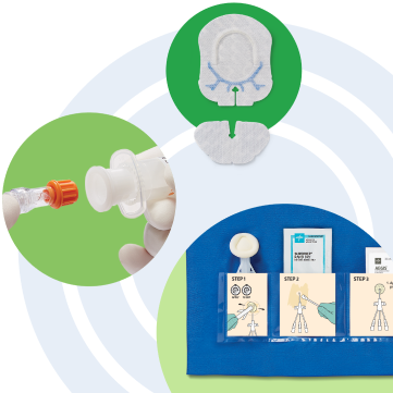 OTH_system of products_VAM-Maintanence_flipped_01 1 Grouping of 3 vascular access maintenance products.