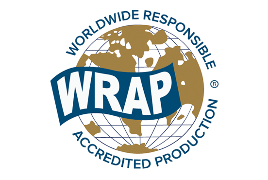 Wrap-logo Globe-design logo for WRAP—Worldwide Responsible Accredited Production
