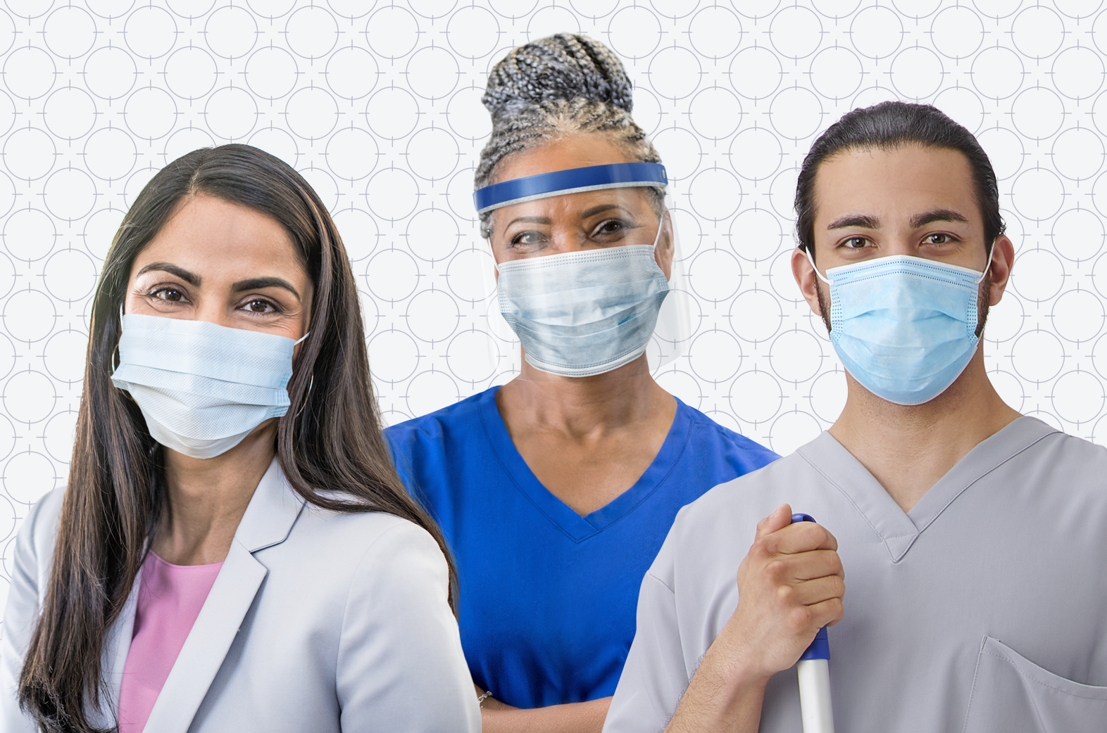 STK_IP-article_shared accountability_RGB Three people with masks on