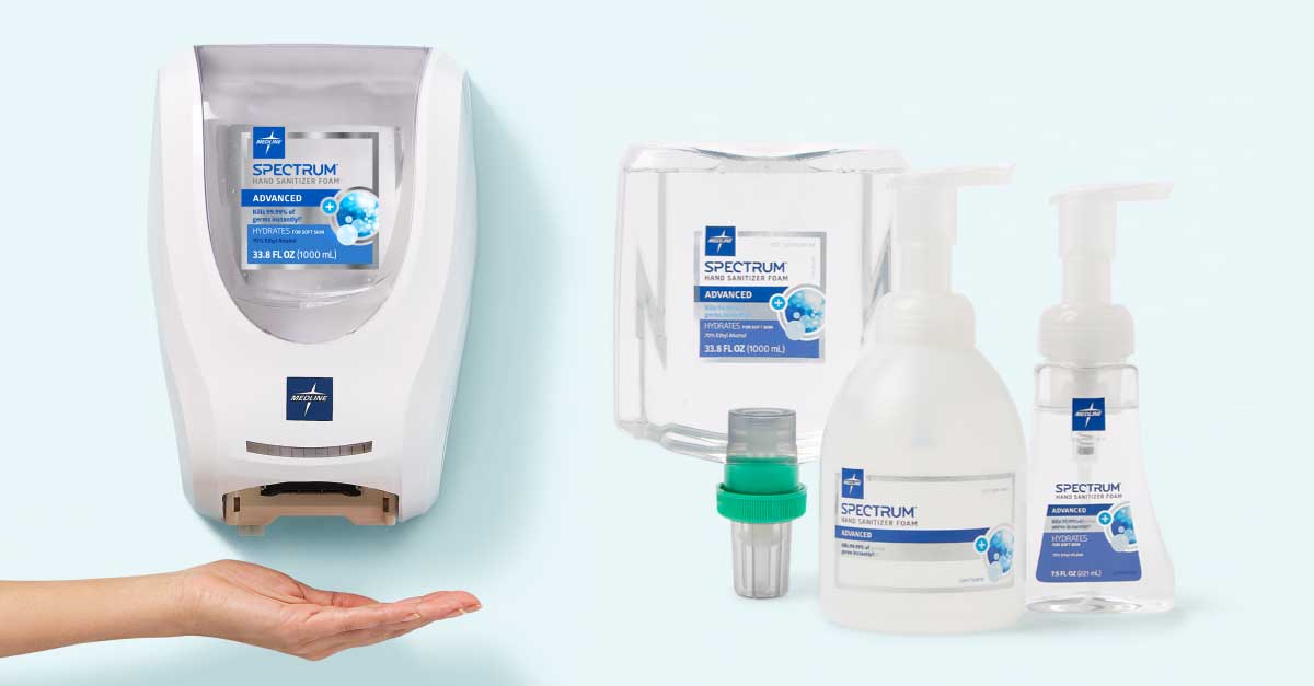 Spectrum Advanced Hand Sanitizer with 70 Alcohol Medline