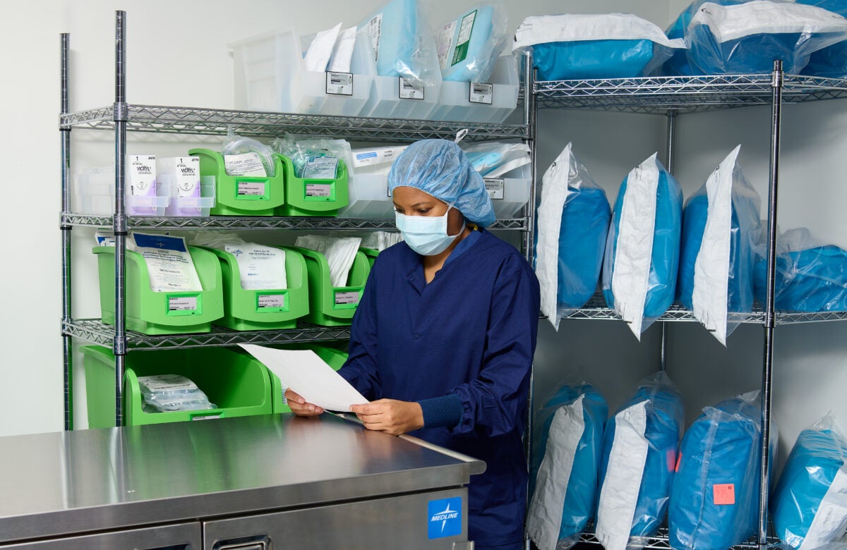 Preference card management Cutting surgical supply waste