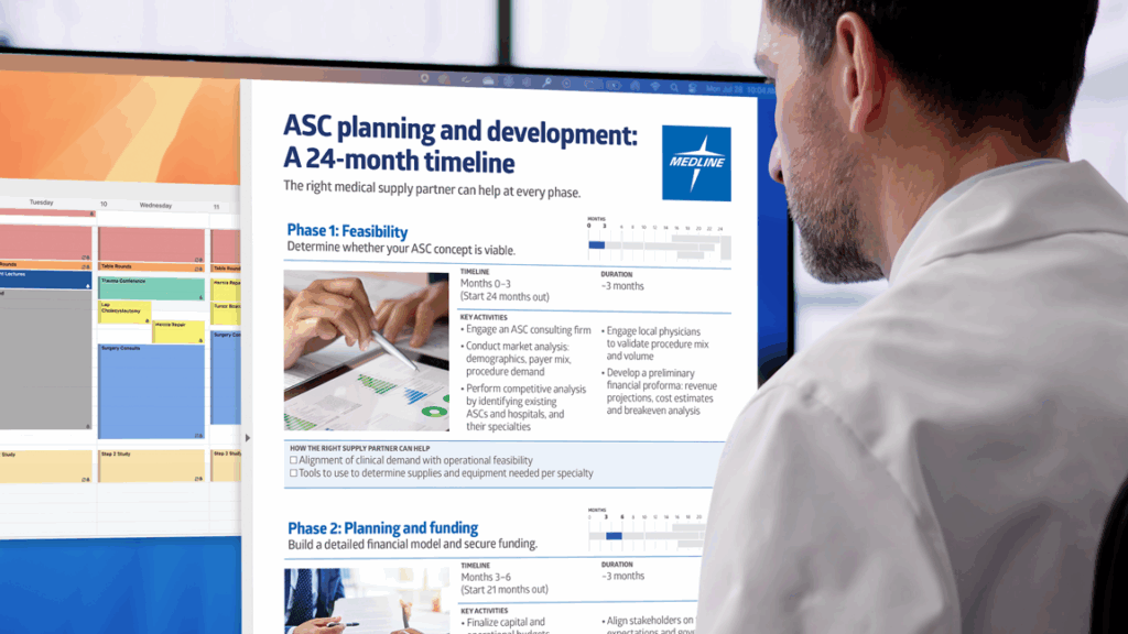 ASC planning and development: A 24-month timeline